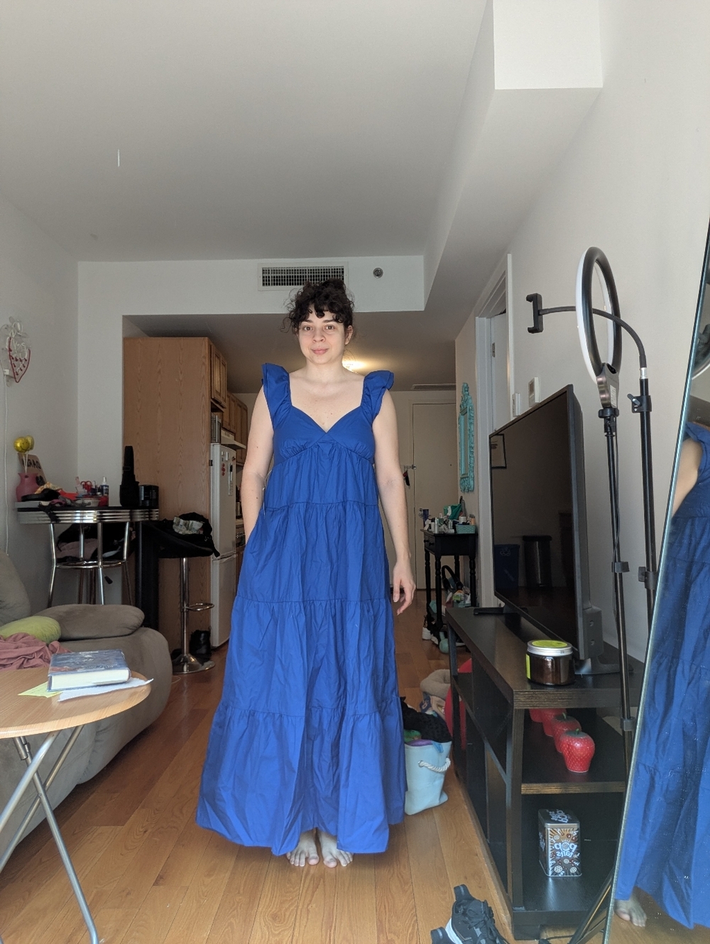 Modcloth Royal Blue Maxi Dress